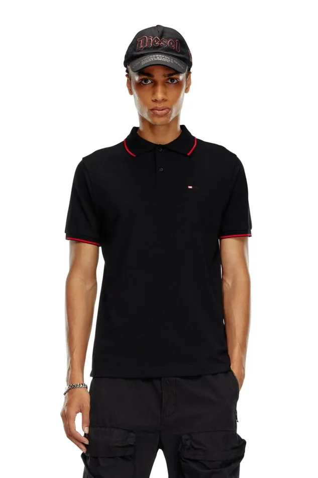 Men Diesel TShirts and Polos TFERRYMICRODIV Black Men Diesel TShirts and Polos TFERRYMICRODIV Black