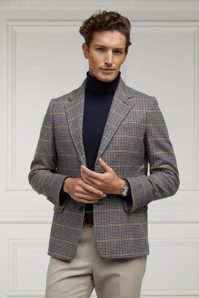 Men Fine Roll Neck Knit Navy Holland Cooper Knitwear Men Fine Roll Neck Knit Navy Holland Cooper Knitwear