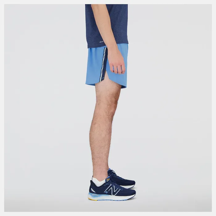 Men Impact Run 5 Inch Short Heritage Blue New Balance Shorts Men Impact Run 5 Inch Short Heritage Blue New Balance Shorts