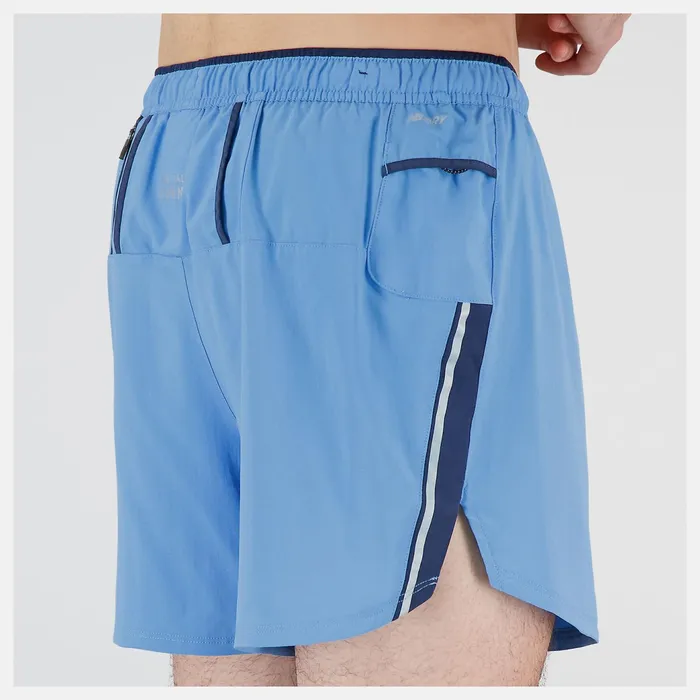 Men Impact Run 5 Inch Short Heritage Blue New Balance Shorts Men Impact Run 5 Inch Short Heritage Blue New Balance Shorts