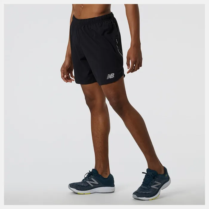 Men Impact Run 7 Inch Short Black New Balance Shorts Men Impact Run 7 Inch Short Black New Balance Shorts