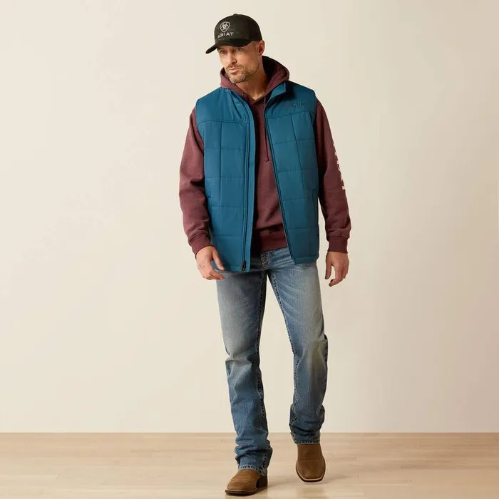Men Jackets and Vests Ariat Crius Insulated Vest Deep Dive