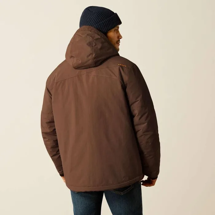Men Jackets and Vests Ariat Rebar Cordura Ripstop Insulated Jacket Aztec