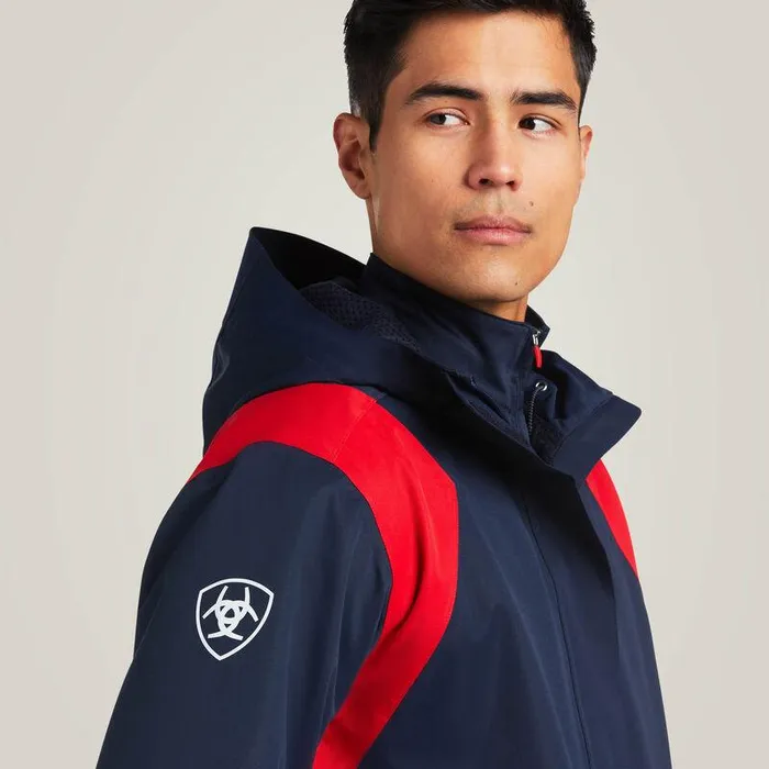Men Jackets and Vests Ariat Spectator Waterproof Jacket Team Men Jackets and Vests Ariat Spectator Waterproof Jacket Team