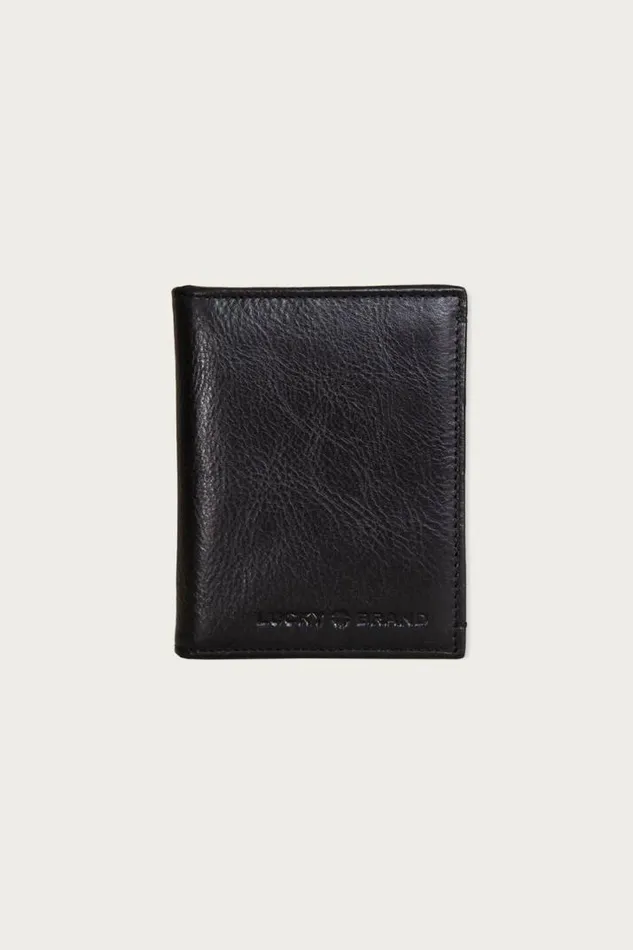 Men Lucky Brand Bags and Wallets Smooth Leather Lfold Wallet Black