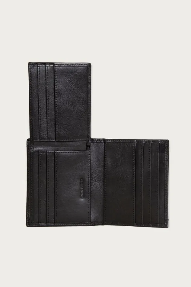 Men Lucky Brand Bags and Wallets Smooth Leather Lfold Wallet Black