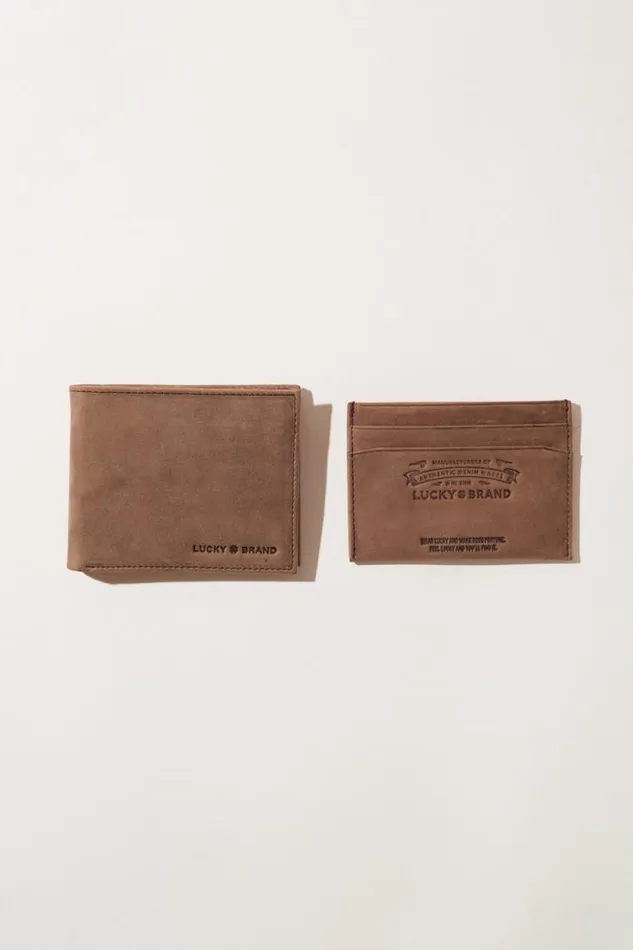 Men Lucky Brand Bags and Wallets Wallet Chain And Card Holder Gift Set Dark Brown Men Lucky Brand Bags and Wallets Wallet Chain And Card Holder Gift Set Dark Brown