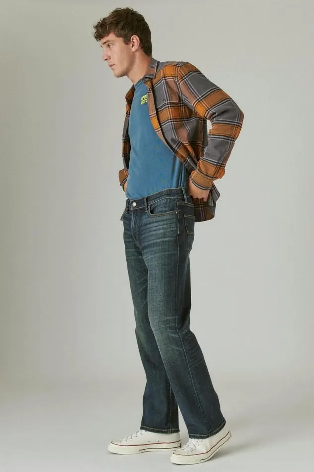 Men Lucky Brand Jeans 363 Vintage Straight Coolmax Stretch Jean Fayette