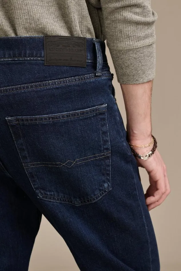 Men Lucky Brand Jeans 410 Athletic Straight Zenga