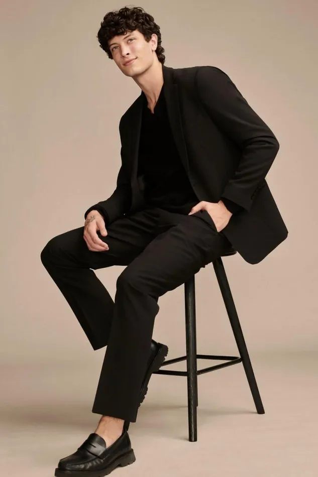 Men Lucky Brand Suit Separates Suit Separate 4 Way Stretch Pant Black