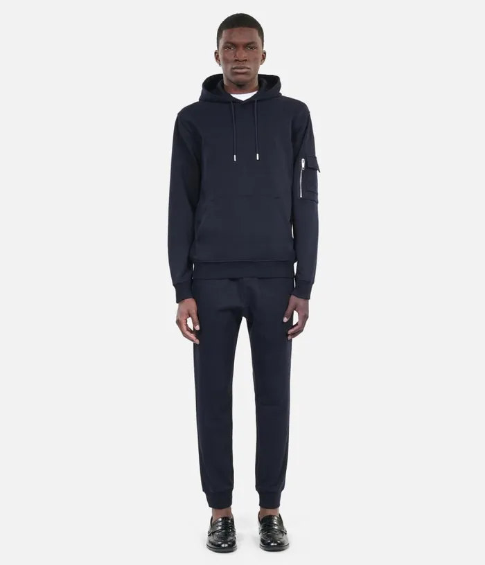 Men Navy Blue Hoodie THE KOOPLES Sweatshirts and Sweatpants