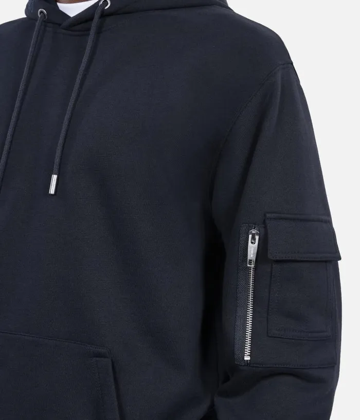 Men Navy Blue Hoodie THE KOOPLES Sweatshirts and Sweatpants