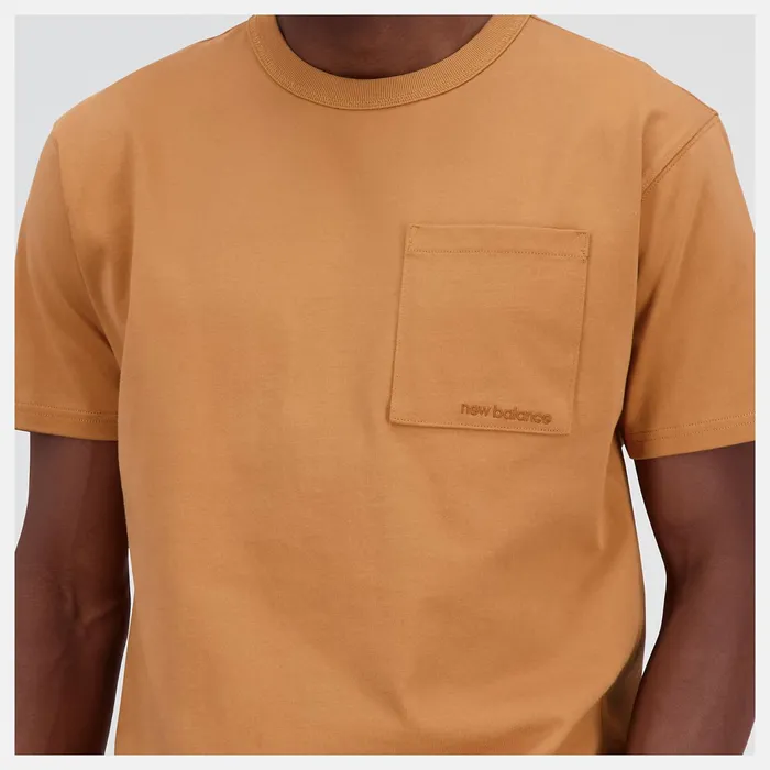 Men NB Athletics Nature State Short Sleeve Tee Tobacco New Balance Shirts Men NB Athletics Nature State Short Sleeve Tee Tobacco New Balance Shirts