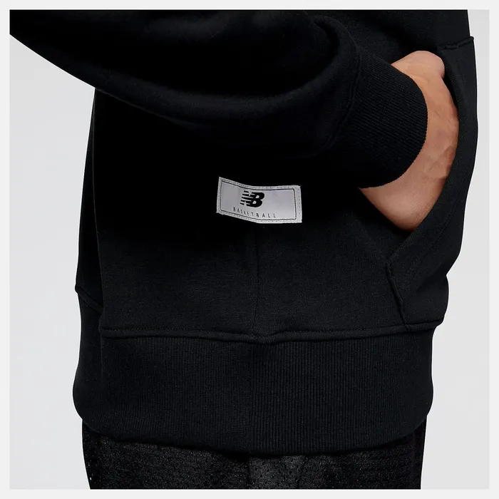 Men NB Hoops Fundamentals Hoodie Black New Balance Hoodies and Sweatshirts Men NB Hoops Fundamentals Hoodie Black New Balance Hoodies and Sweatshirts