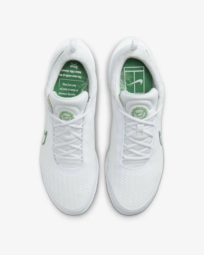 Men Nike All Shoes NikeCourt Zoom Pro Offwhitekelly Green