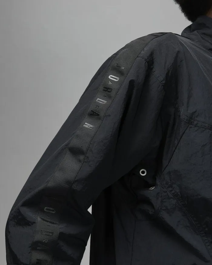 Men Nike Jackets Jordan Essentials Blackblacksail