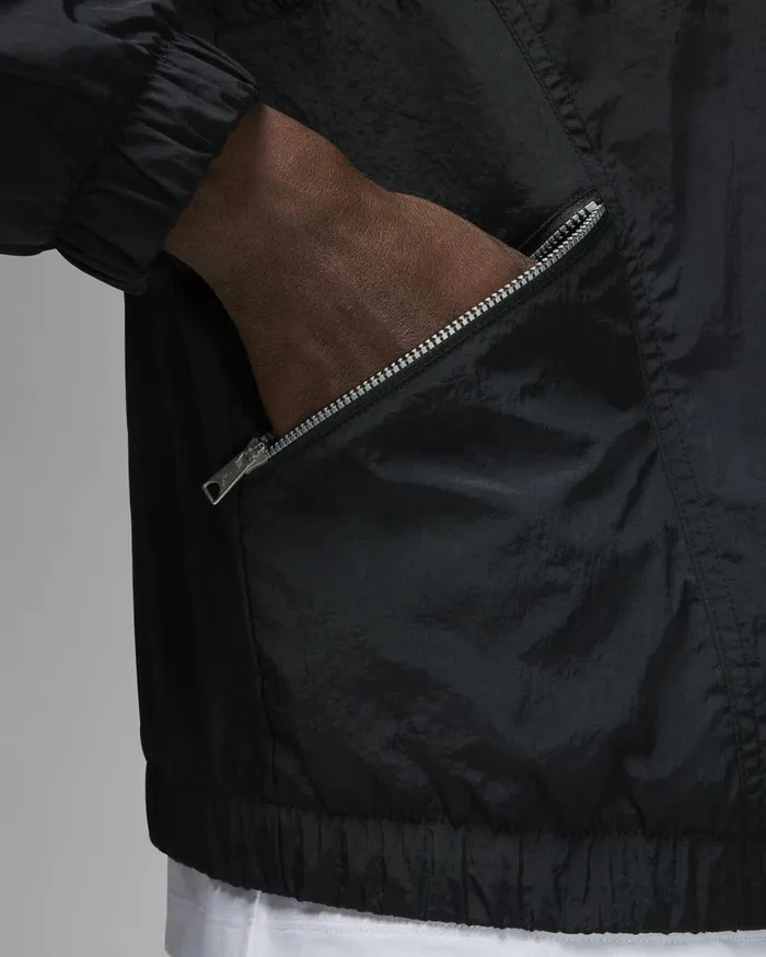 Men Nike Jackets Jordan Essentials Blackblacksail