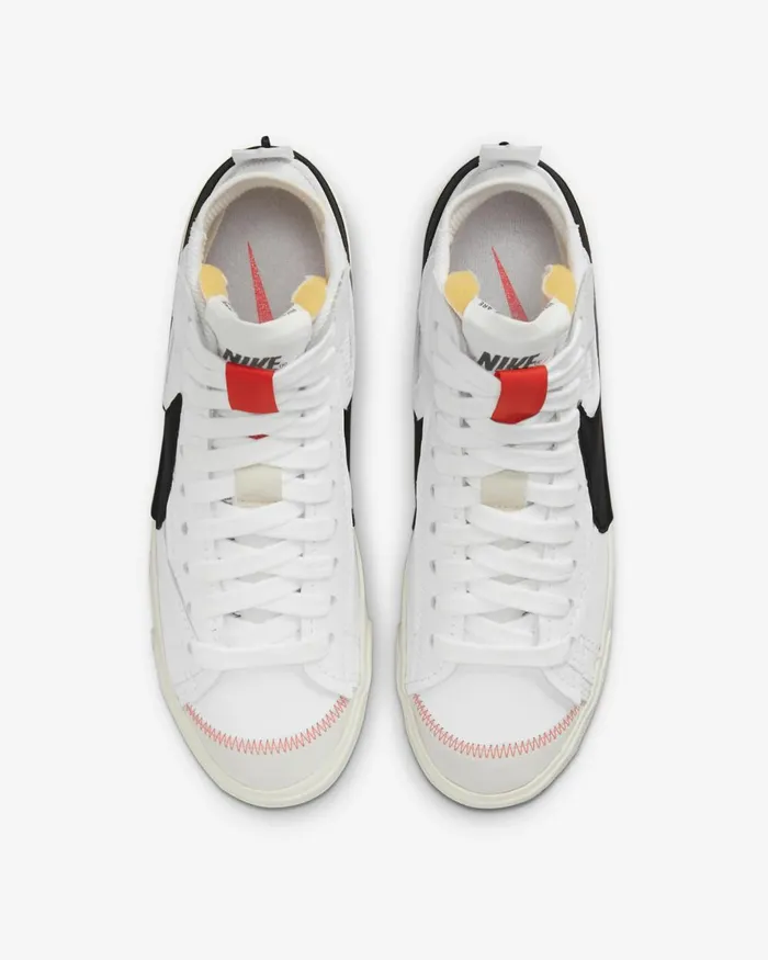 Men Nike Lifestyle Blazer Mid 03977 Jumbo Whitewhitesailblack