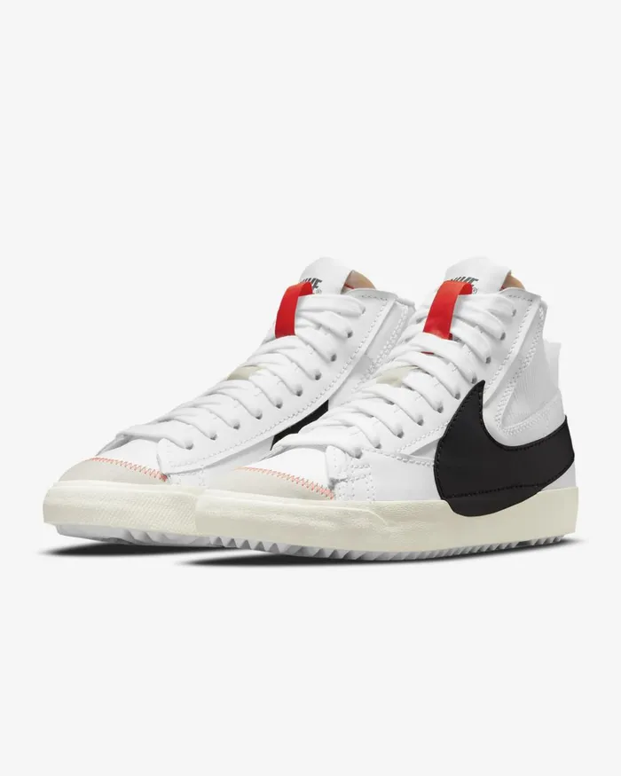 Men Nike Lifestyle Blazer Mid 03977 Jumbo Whitewhitesailblack