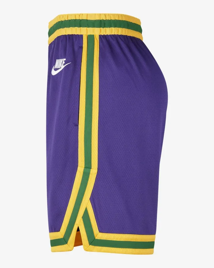 Men Nike Shorts Utah Jazz Hardwood Classics 202324 Court Purplewhite