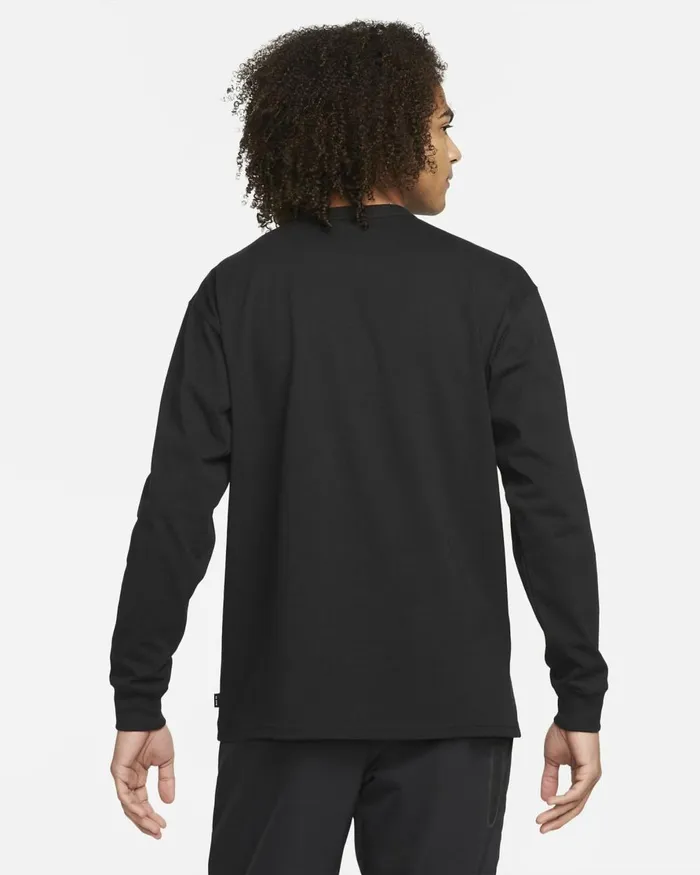 Men Nike Tops And TShirts Sportswear Premium Essentials Blackblack