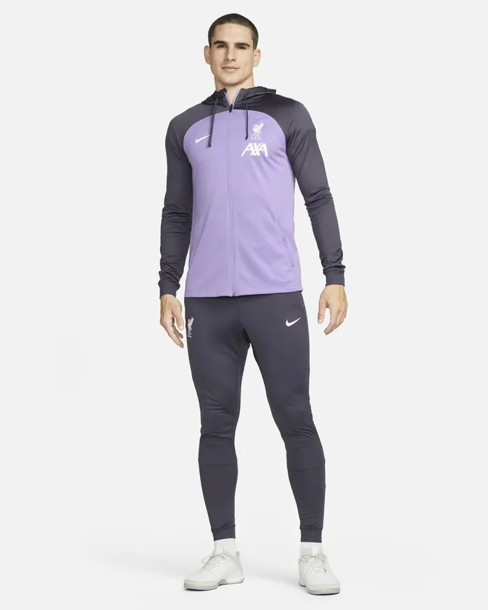 Men Nike Tracksuits Liverpool FC Strike Third Space Purplegridironwhite