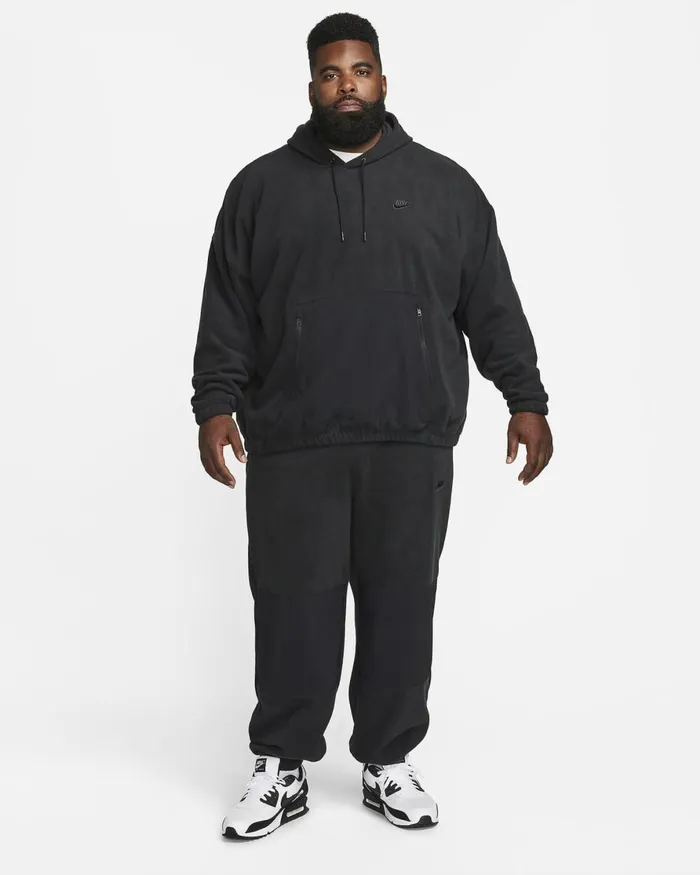 Men Nike Trousers And Tights Club Fleece Blackblack