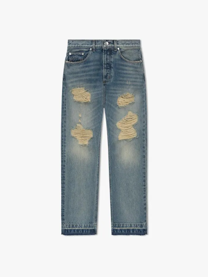 Men Rhude Pants BEACH BUM DENIM Dark Indigo
