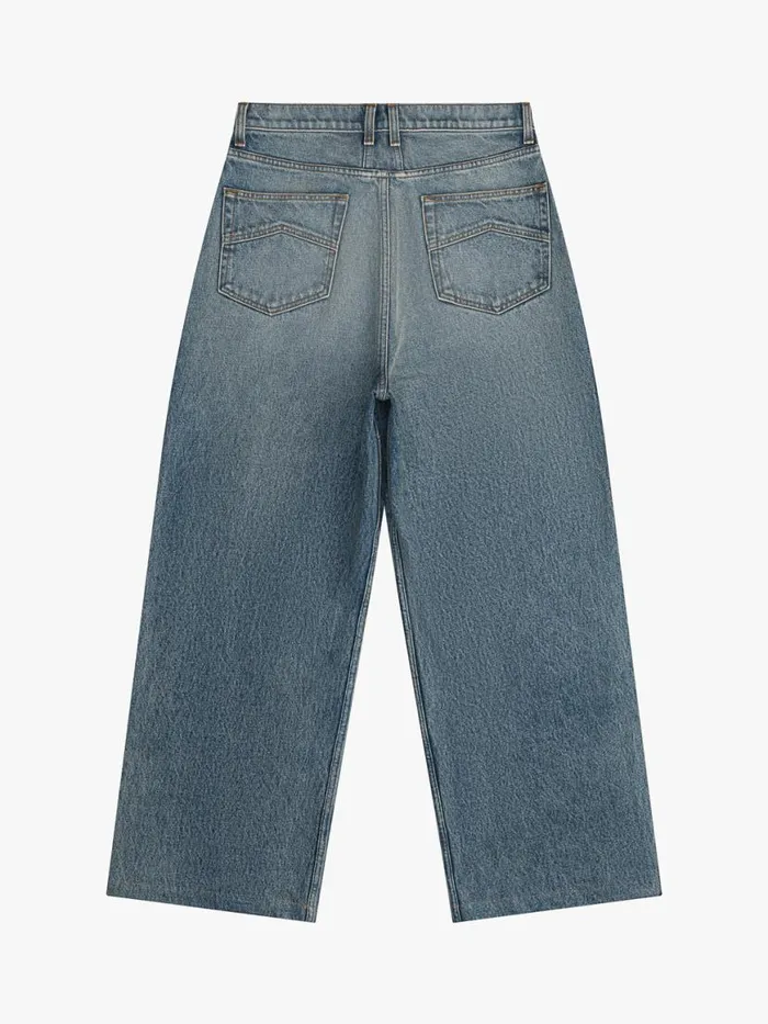 Men Rhude Pants TRAXEDO DENIM PANT Indigo