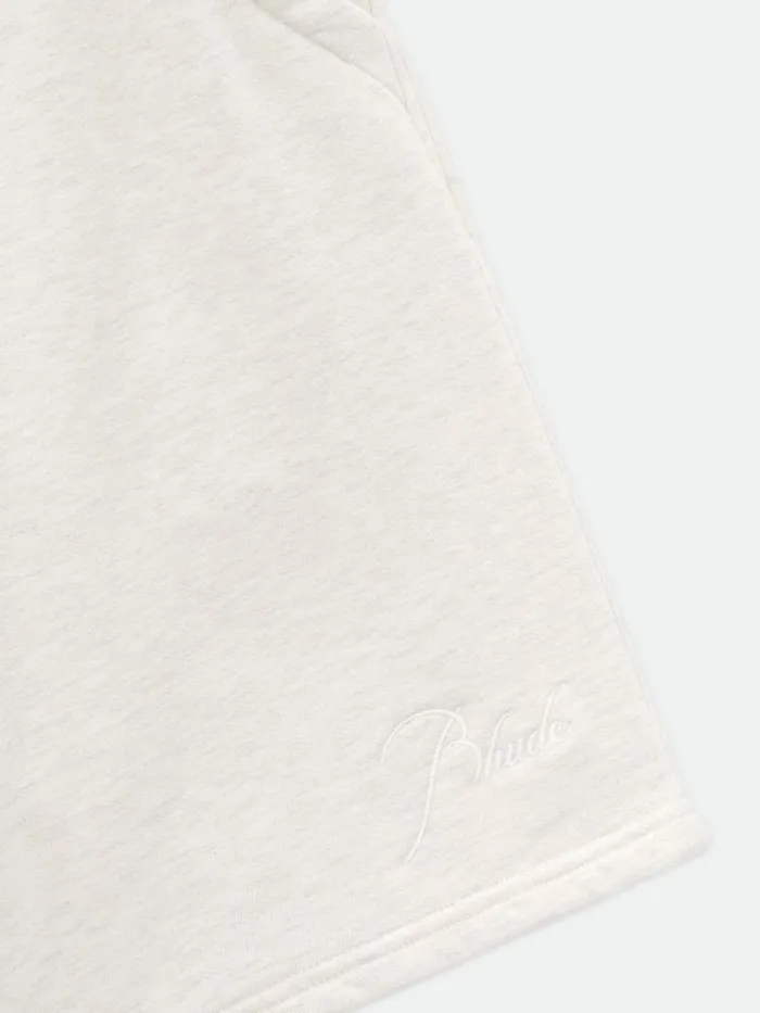 Men Rhude Shorts SWEAT SHORTS Oatmeal