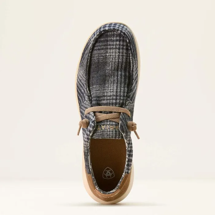 Men Shoes and Sneakers Ariat Hilo Shoe Black and Grey Flannel