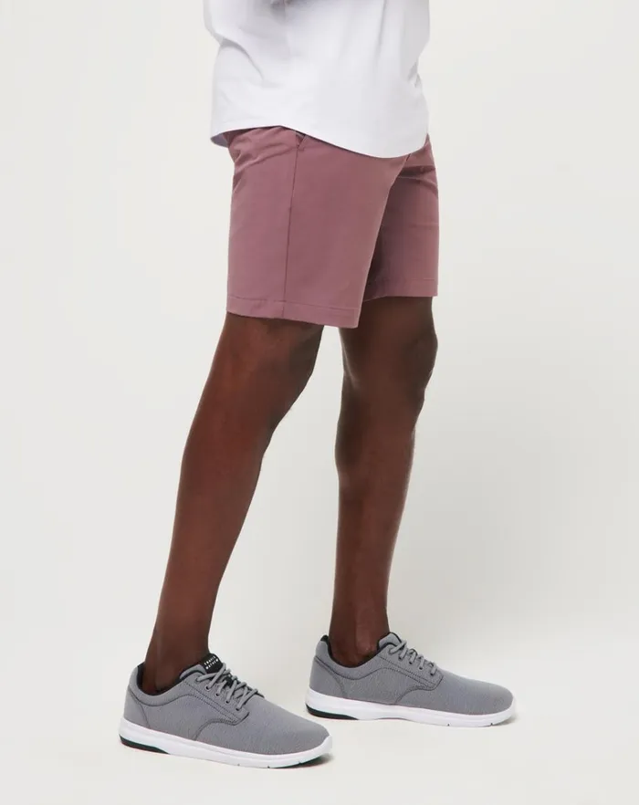 Men Shorts TravisMathew TECH CHINO SHORT 8IN Flint Men Shorts TravisMathew TECH CHINO SHORT 8IN Flint
