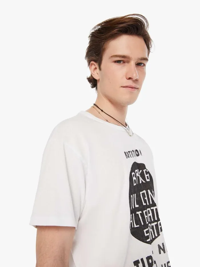 Men Tees Mother Denim The Lowdown White