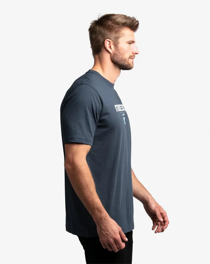 Men Tees TravisMathew HONEY CRISP TEE Mood Indigo Men Tees TravisMathew HONEY CRISP TEE Mood Indigo