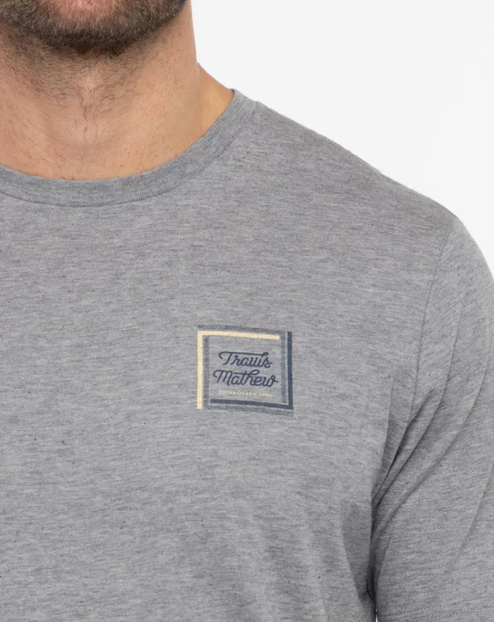 Men Tees TravisMathew RIVIERA MAYA TEE Heather Grey Men Tees TravisMathew RIVIERA MAYA TEE Heather Grey