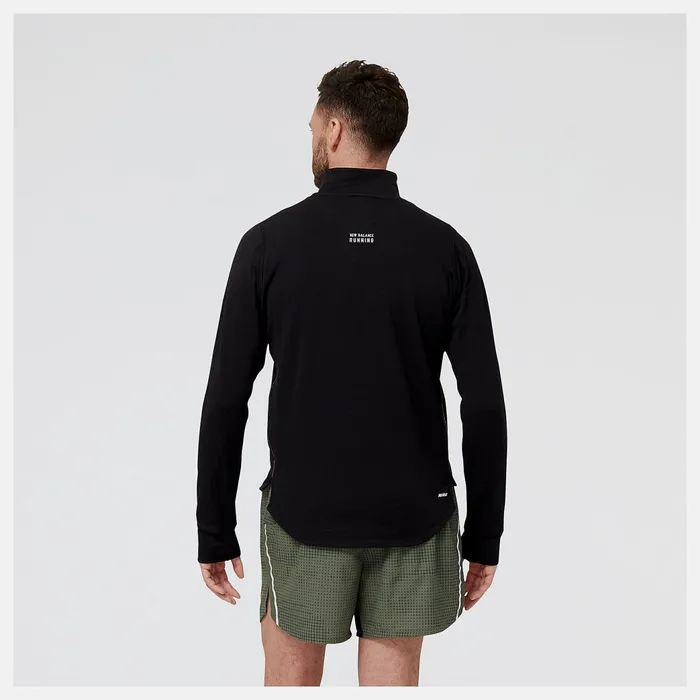 Men United Airlines NYC Half NB Heat Grid Half Zip Black New Balance Hoodies and Sweatshirts Men United Airlines NYC Half NB Heat Grid Half Zip Black New Balance Hoodies and Sweatshirts