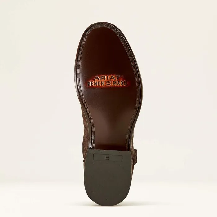Men Western Boots Ariat Bench Made Clanton Western Boot Matte Chocolate Nile Crocdark Chocolate Men Western Boots Ariat Bench Made Clanton Western Boot Matte Chocolate Nile Crocdark Chocolate