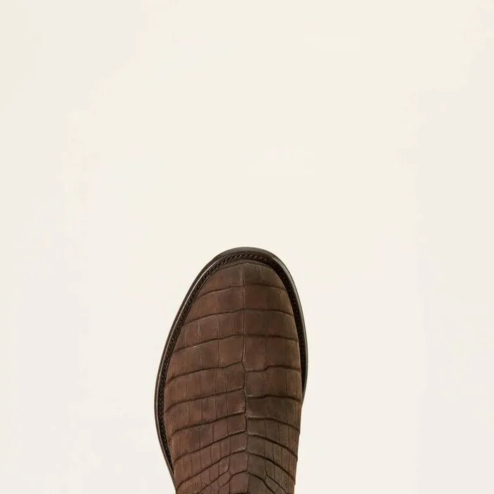 Men Western Boots Ariat Bench Made Clanton Western Boot Matte Chocolate Nile Crocdark Chocolate Men Western Boots Ariat Bench Made Clanton Western Boot Matte Chocolate Nile Crocdark Chocolate