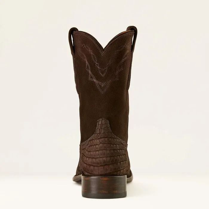 Men Western Boots Ariat Bench Made Clanton Western Boot Matte Chocolate Nile Crocdark Chocolate Men Western Boots Ariat Bench Made Clanton Western Boot Matte Chocolate Nile Crocdark Chocolate