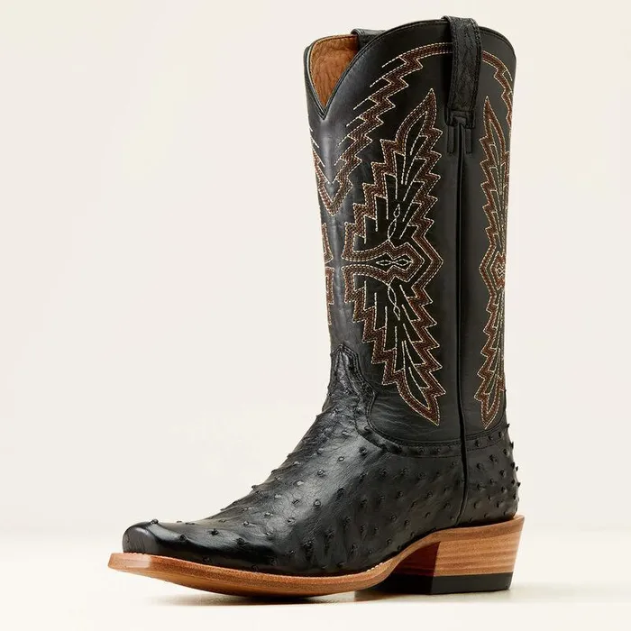 Men Western Boots Ariat Futurity Done Right Cowboy Boot Black Full Quill Ostrichinkwell Men Western Boots Ariat Futurity Done Right Cowboy Boot Black Full Quill Ostrichinkwell