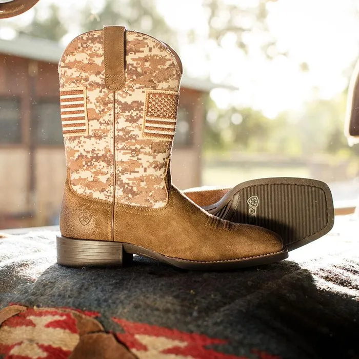 Men Western Boots Ariat Sport Patriot Western Boot Antique Mocha Suede Men Western Boots Ariat Sport Patriot Western Boot Antique Mocha Suede