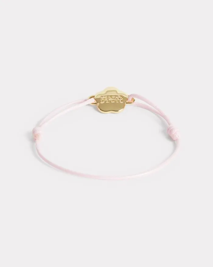 MenWomen 039Boke Flower039 Friendship Bracelet Faded Pink Kenzo Pins And Jewelry