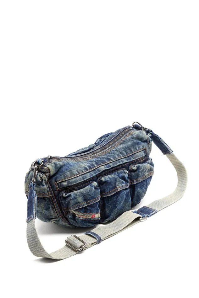 MenWomen Diesel Crossbody Bags REEDITION TRAVEL 3000 SHOULDER BAG X Blue MenWomen Diesel Crossbody Bags REEDITION TRAVEL 3000 SHOULDER BAG X Blue