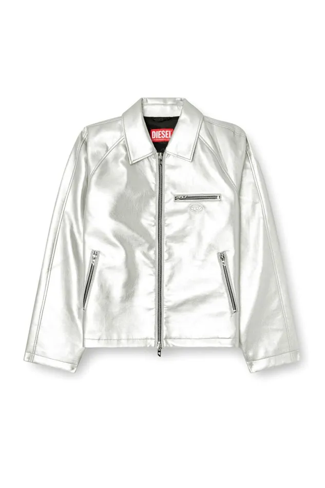 MenWomen Diesel Jackets JTHOME Silver