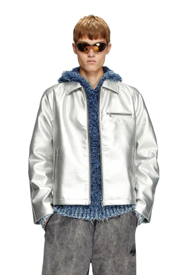 MenWomen Diesel Jackets JTHOME Silver