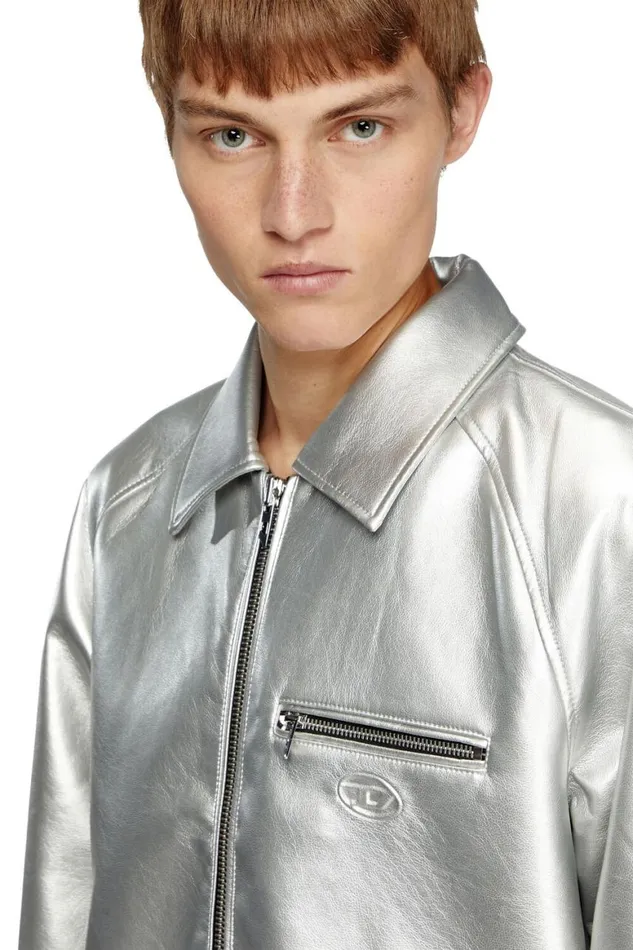 MenWomen Diesel Jackets JTHOME Silver