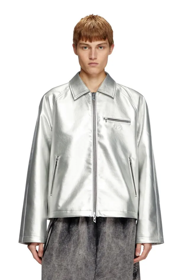 MenWomen Diesel Jackets JTHOME Silver