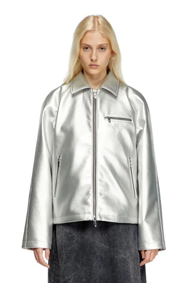 MenWomen Diesel Jackets JTHOME Silver