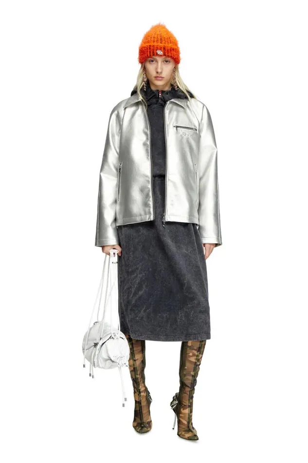MenWomen Diesel Jackets JTHOME Silver
