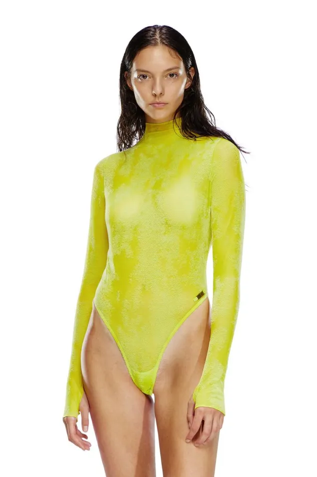MenWomen Diesel Savage X Fenty LONGSLEEVEBODYSUIT Green Fluo